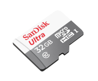 SANDISK MICRO SD 32GB ULTRA (microSD HC) 80MB/s C10 SDSQUNS-032G-GN3MN - 409228 - zdjęcie 2